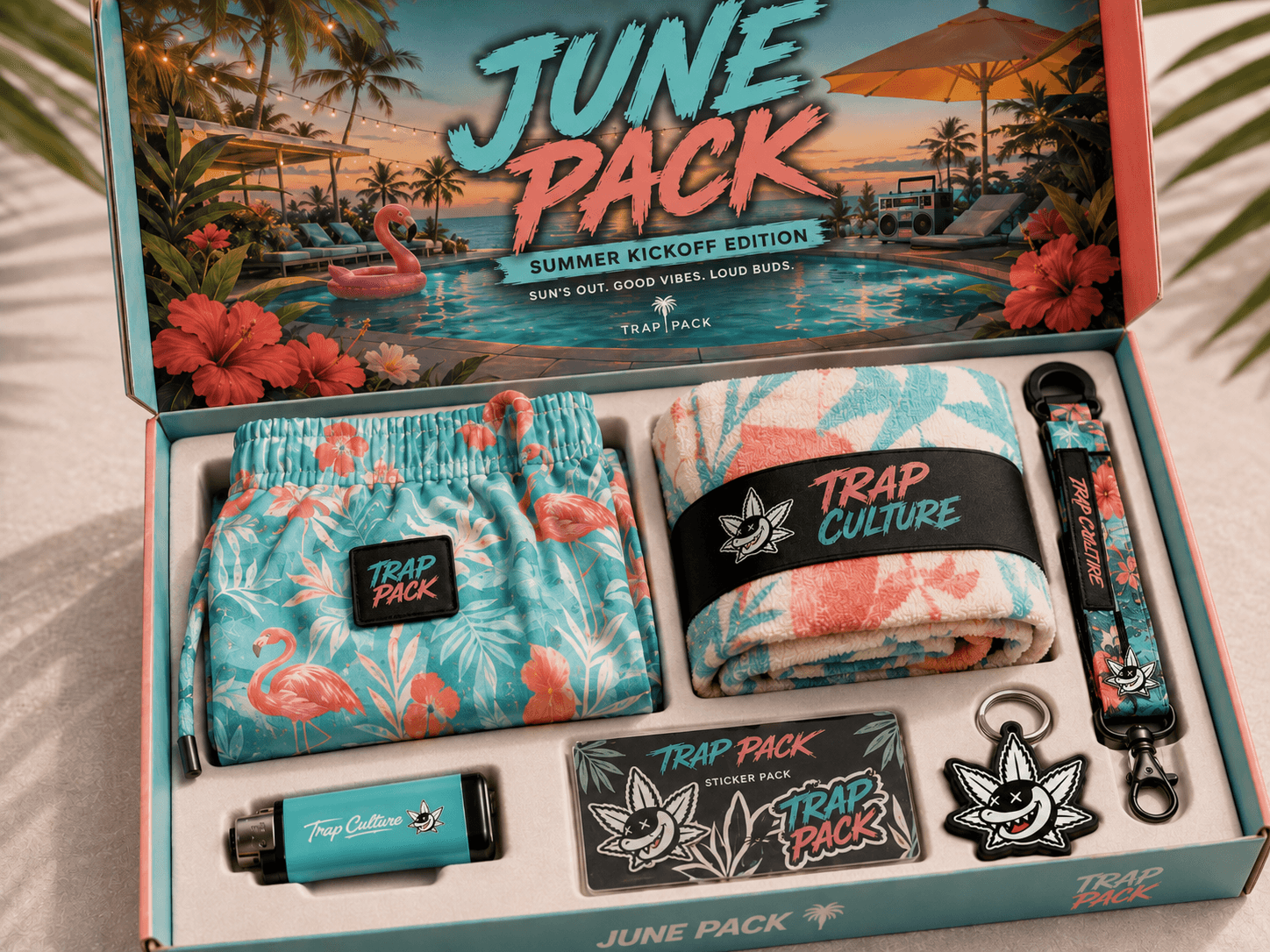 June Trap Pack monthly box concept